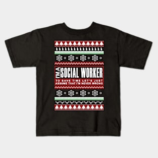 i am social worker Kids T-Shirt